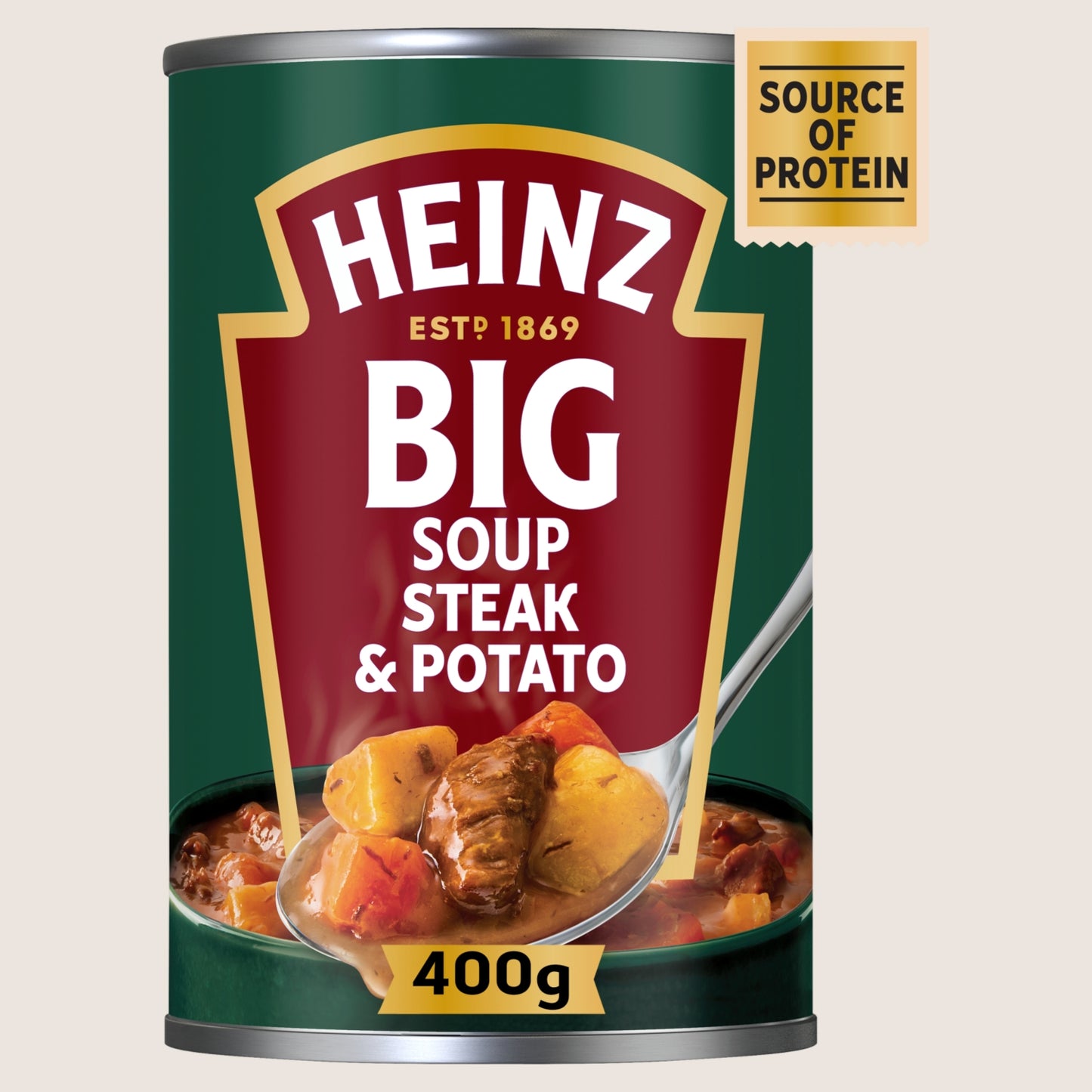 Heinz Steak & Potato Big Soup Low Fat 400g