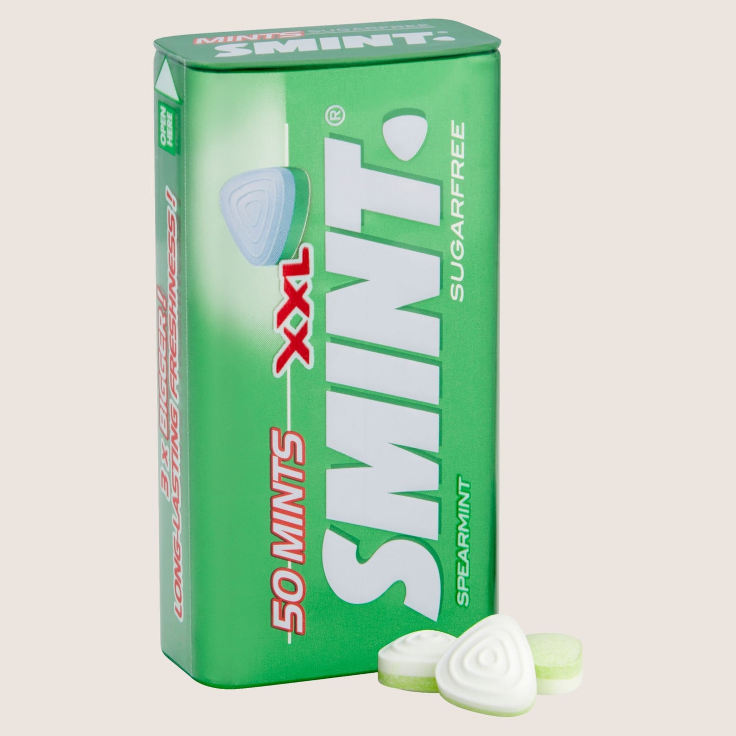 Smint XXL Spearmint Sugarfree 50 Mints 35g