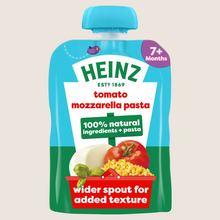 Heinz Tomato Mozzarella Pasta Shapes Baby Food Pouch 7+ Months No Artificial Additives 130g