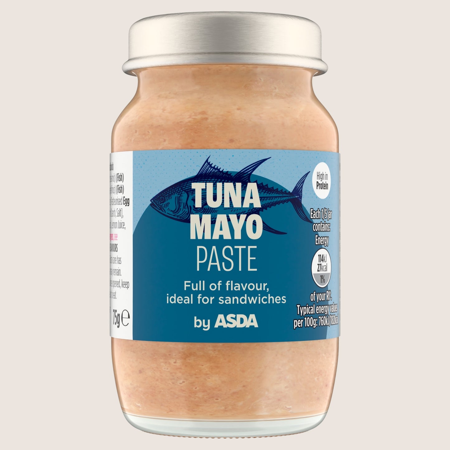 ASDA Tuna Mayo Paste No Artificial Additives 75g