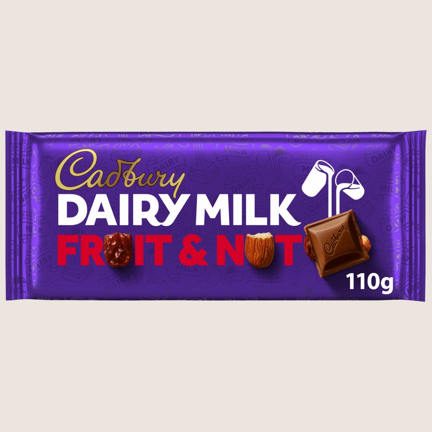 Cadbury Dairy Milk Fruit & Nut Chocolate 110g