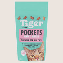 Tiger by ASDA Tiger Filled Pockets with Salmon With Omega Oils 60g