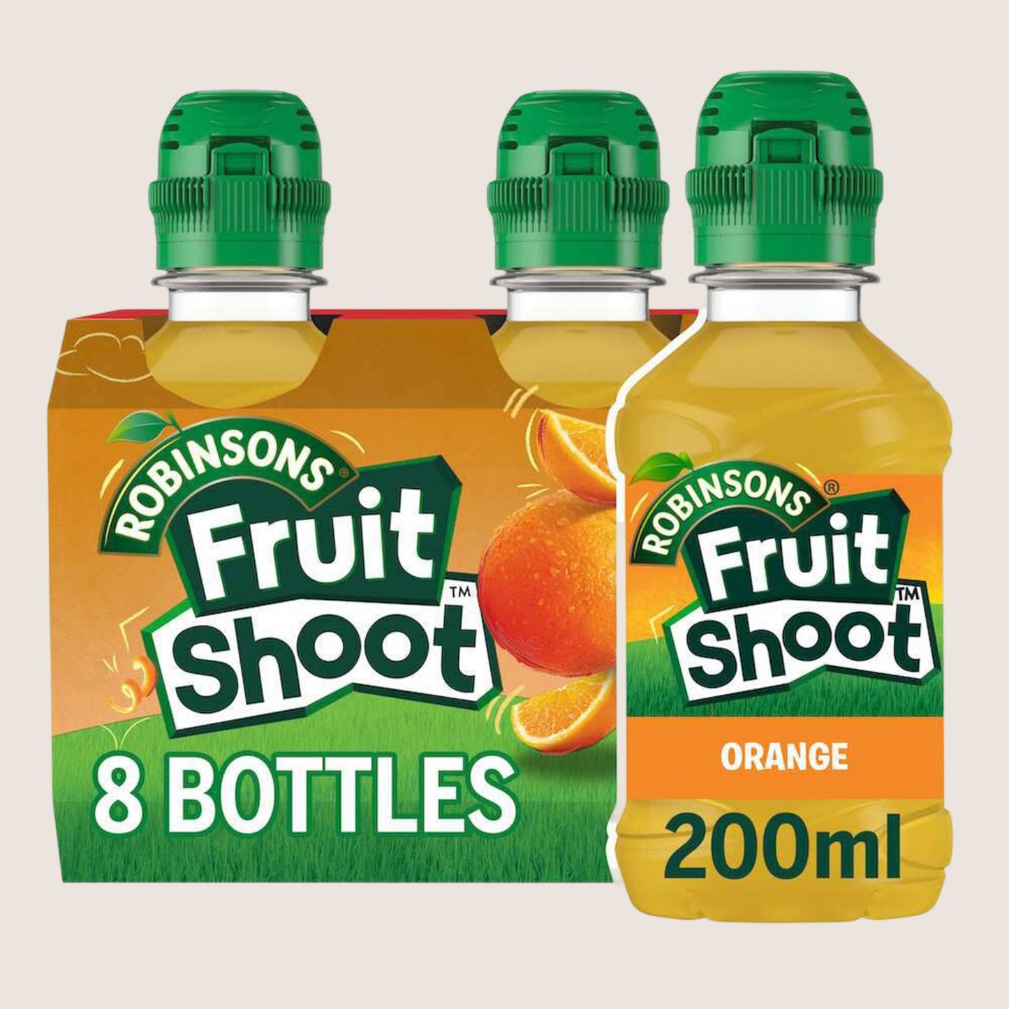 Fruit Shoot Orange Kids Juice Drink No Added Sugar 8 x 200ml