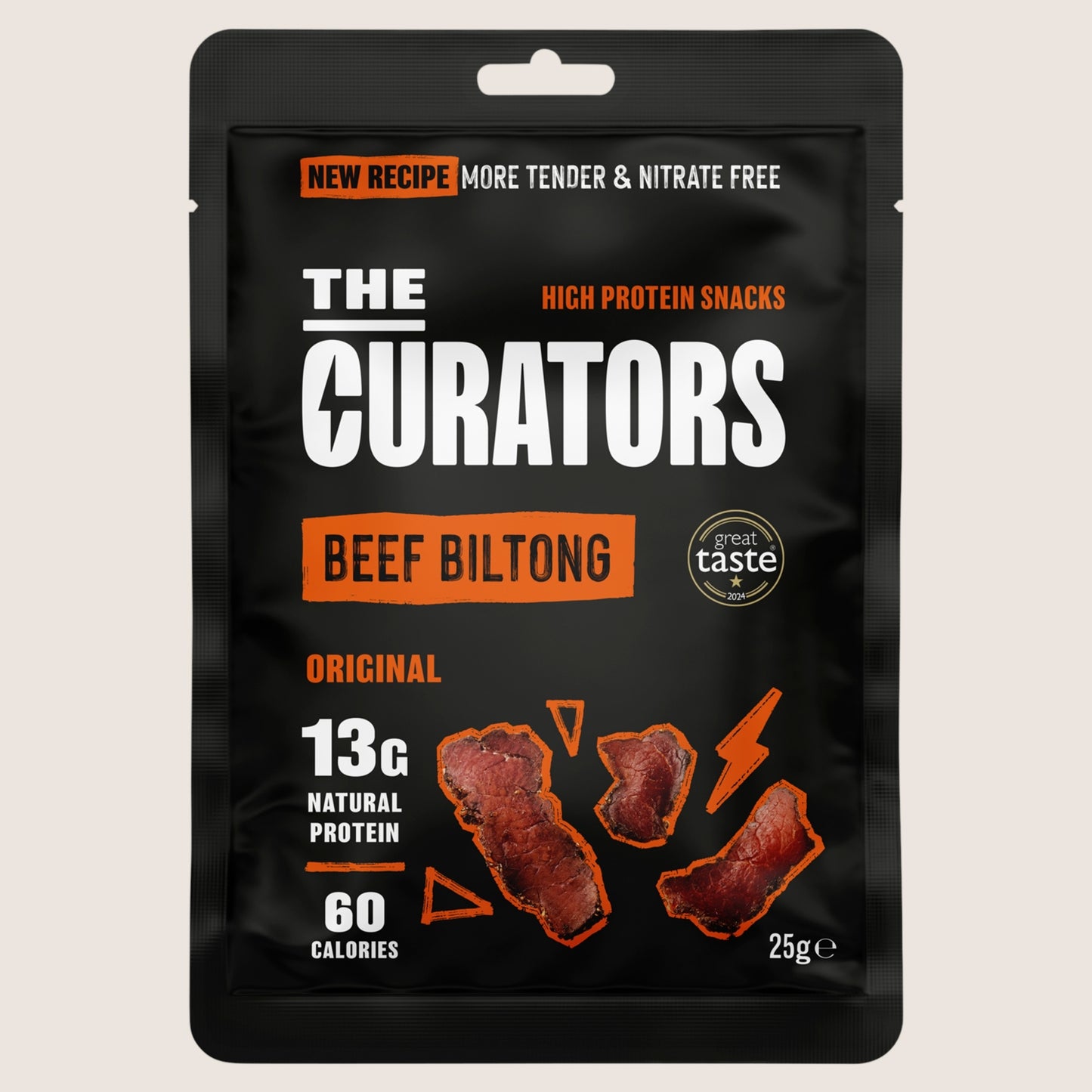 The Curators Original Beef Biltong Gluten Free 25g