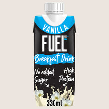 FUEL10K Vanilla High Protein Milk Breakfast Shake Drink High Protein 330ml