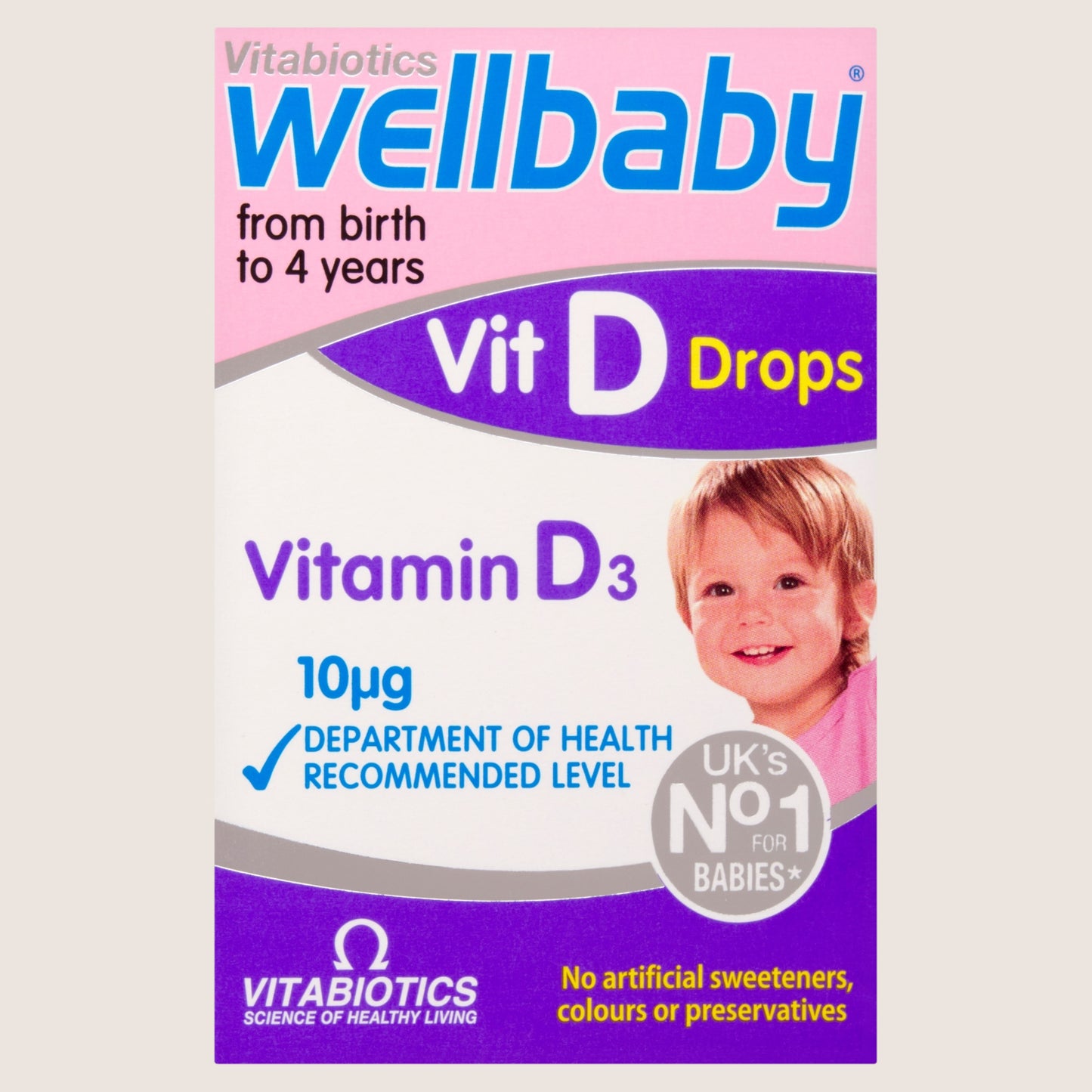 Vitabiotics Vit D Drops from Birth to 4 Years