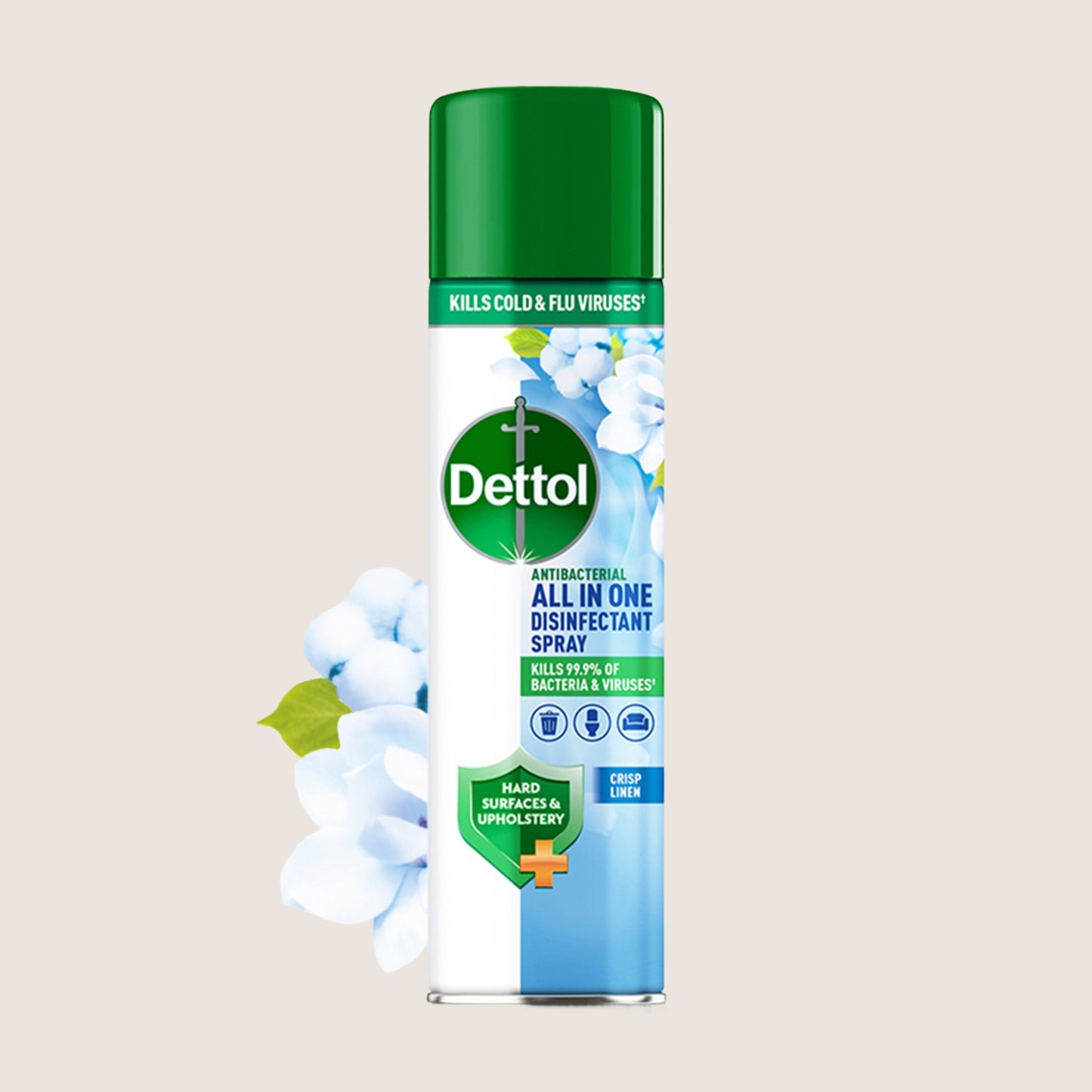Dettol All-In-One Disinfectant Spray Crisp Linen 300ml