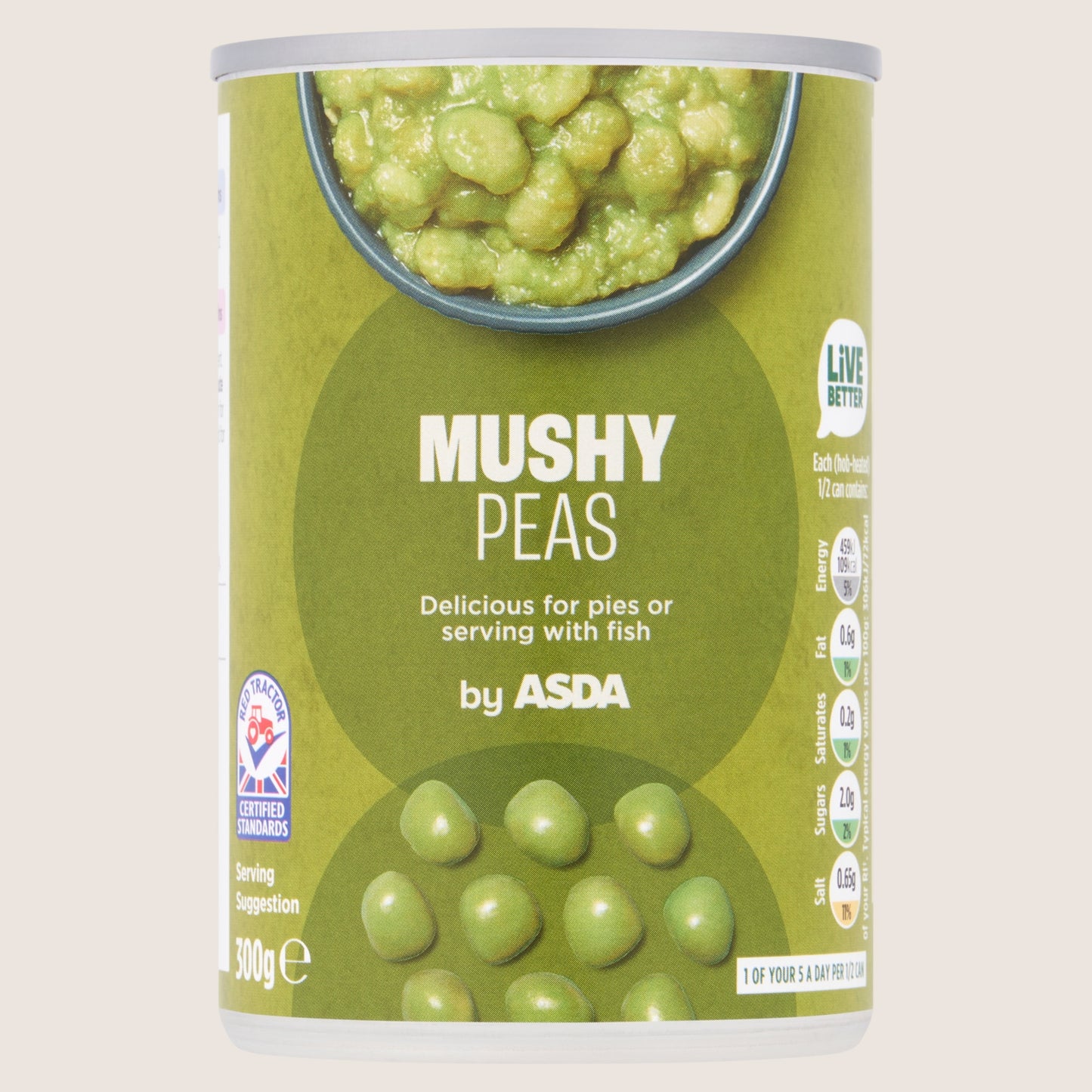 ASDA Mushy Peas Garden Fresh 300g