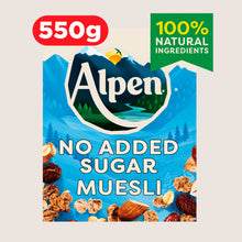 Alpen No Added Sugar Muesli Breakfast Cereal Wholegrain 550g