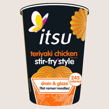 Itsu teriyaki chicken flavour stir fry style noodles Vegan Friendly 81g