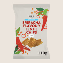 M&S Sriracha Flavour Lentil Chips 110 g