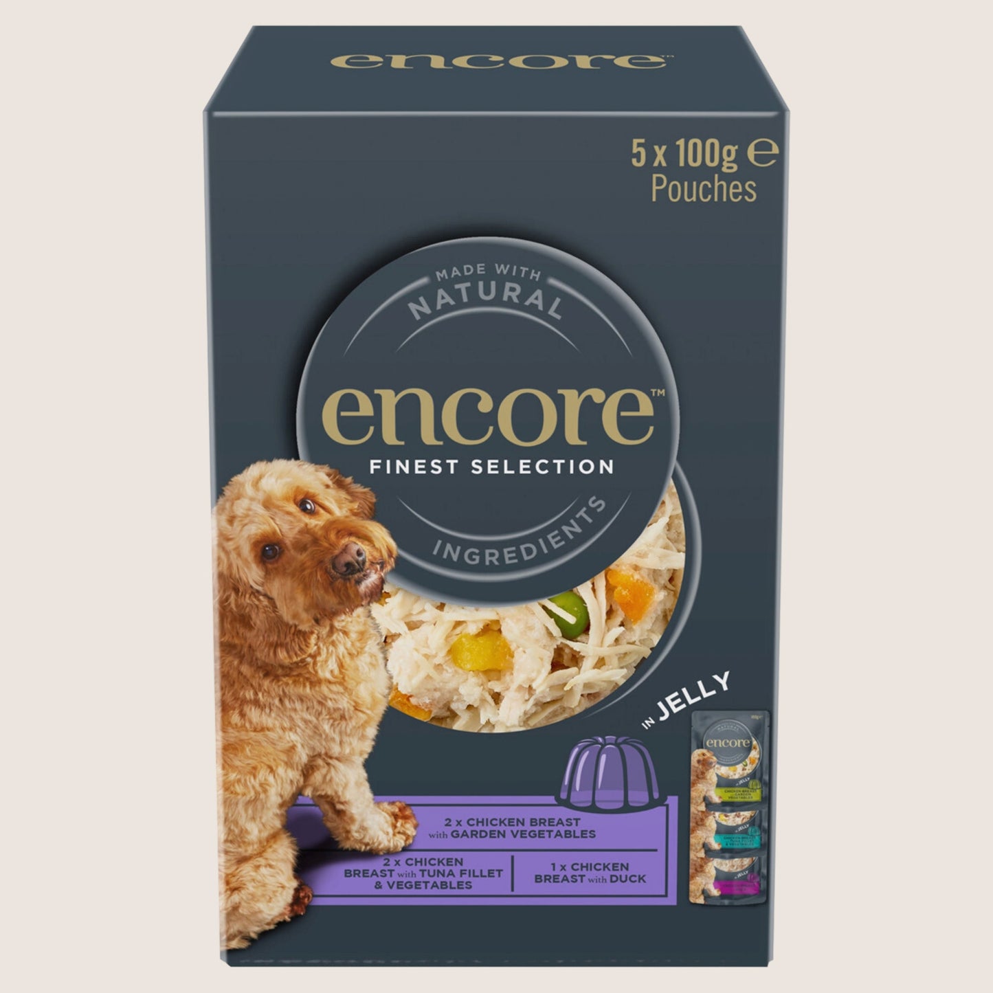 Encore Finest Selection in Jelly Complete Nutrition 5 x 100g