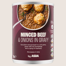 ASDA Minced Beef & Onions in Gravy No Artificial Additives 392g