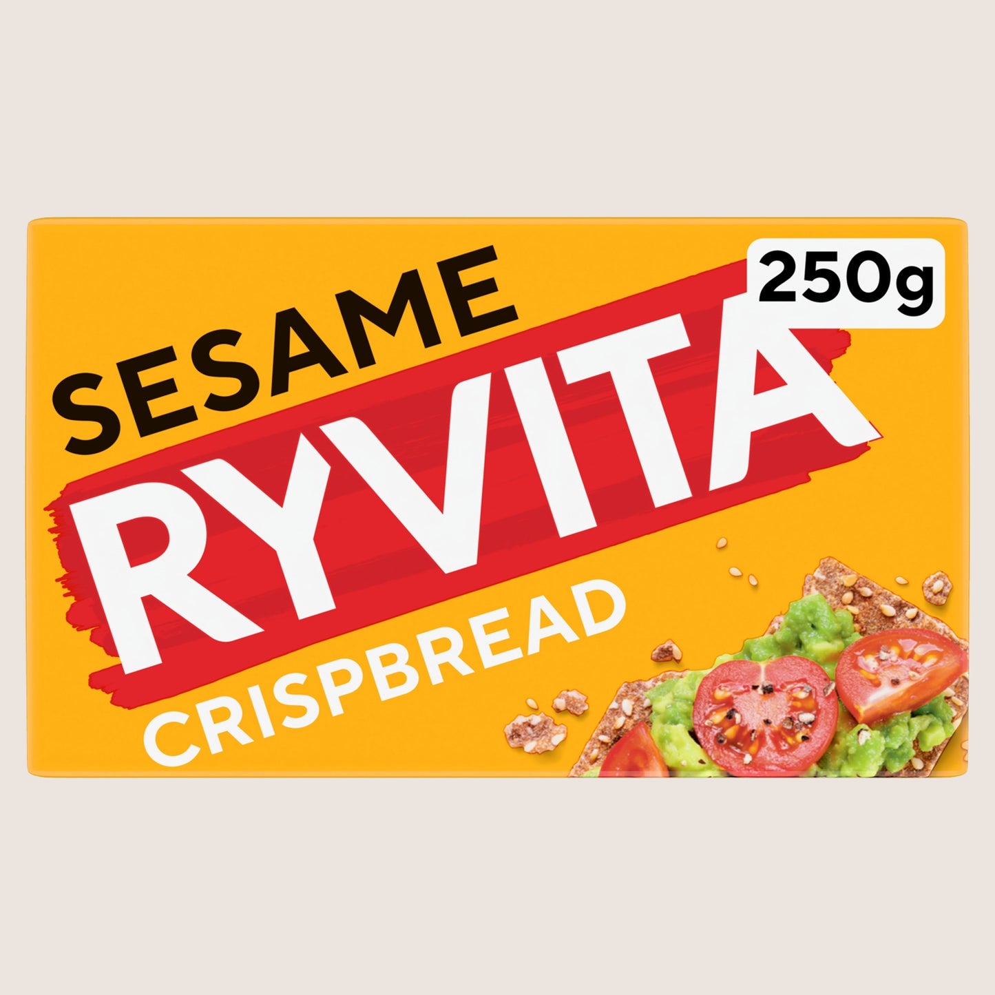 Ryvita Crispbread Sesame Crackers Free From Artificial Additives 250g