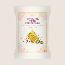M&S Olives, Feta And Pink Peppercorn Chickpea And Red Quinoa Tortillas 150 g