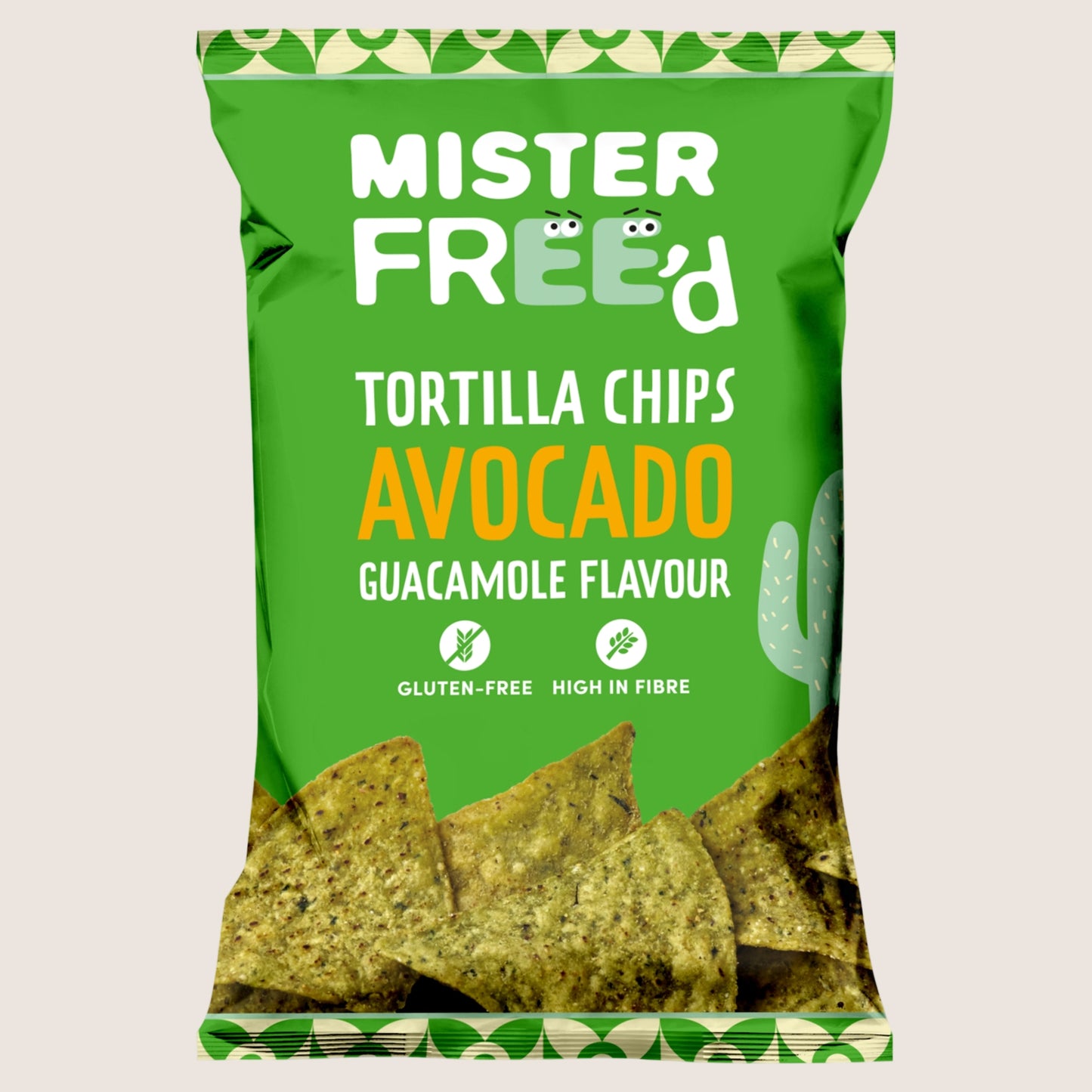 Mister Free'd Tortilla Chips Avocado Guacamole Flavour Gluten Free 135g