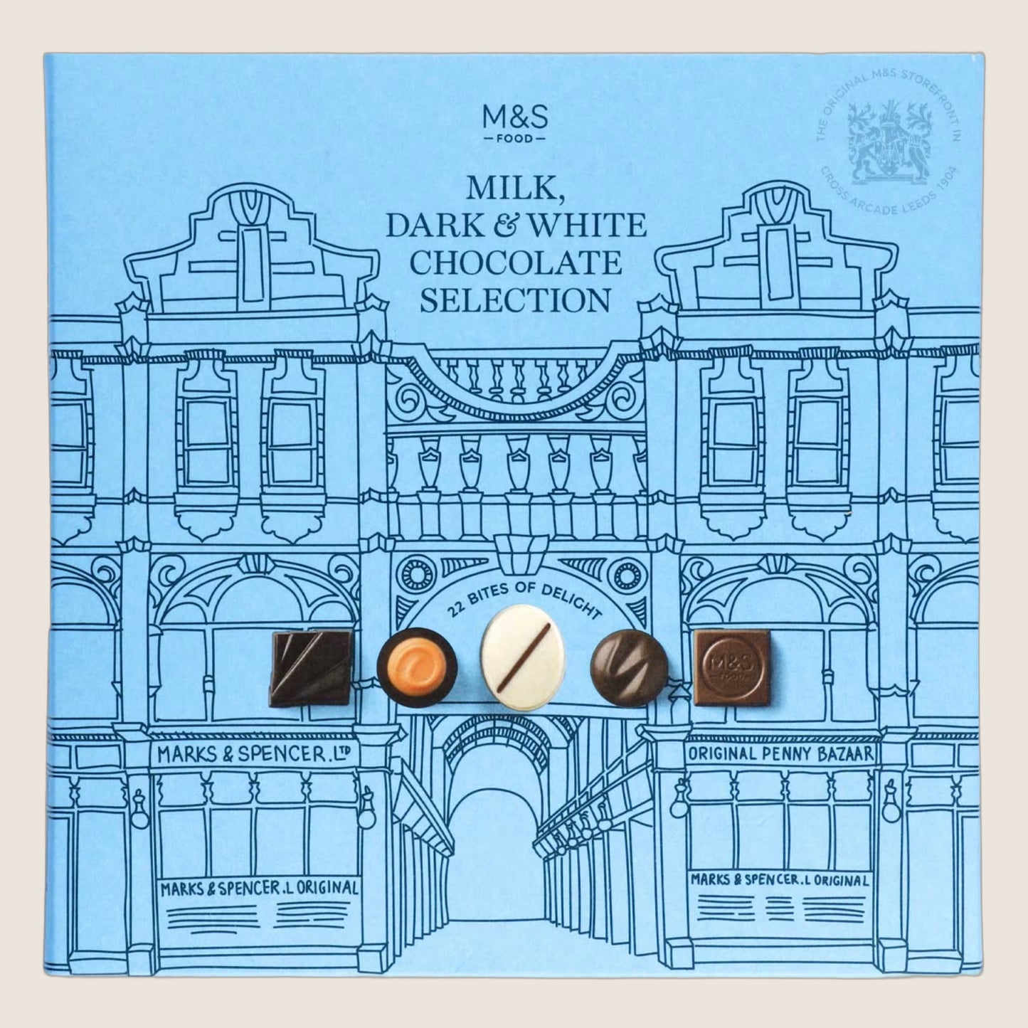 M&S Milk, Dark And White Selection 300 g