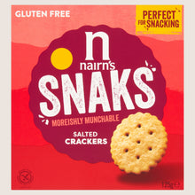 Nairn's Snaks Moreishly Munchable Salted Crackers Free From Artificial Additives 125g