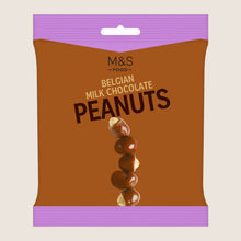 M&S Belgian Milk Chocolate Peanuts 125 g