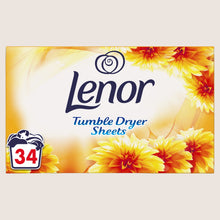 Lenor Fabric Tumble Dryer Sheets Summer Breeze, 34 Sheets