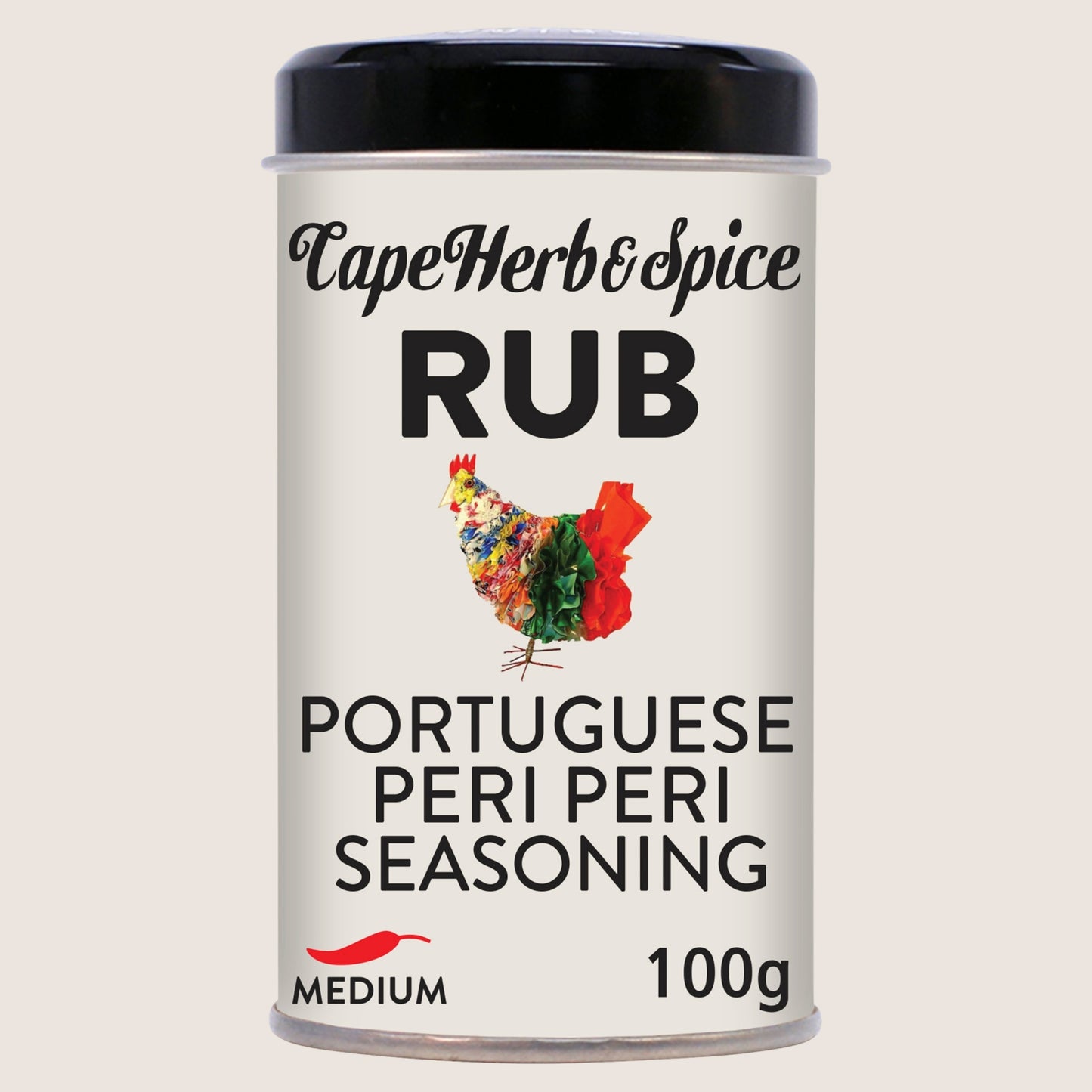 Cape Herb & Spice Rub Portuguese Peri Peri Seasoning No Artificial Additives 100g