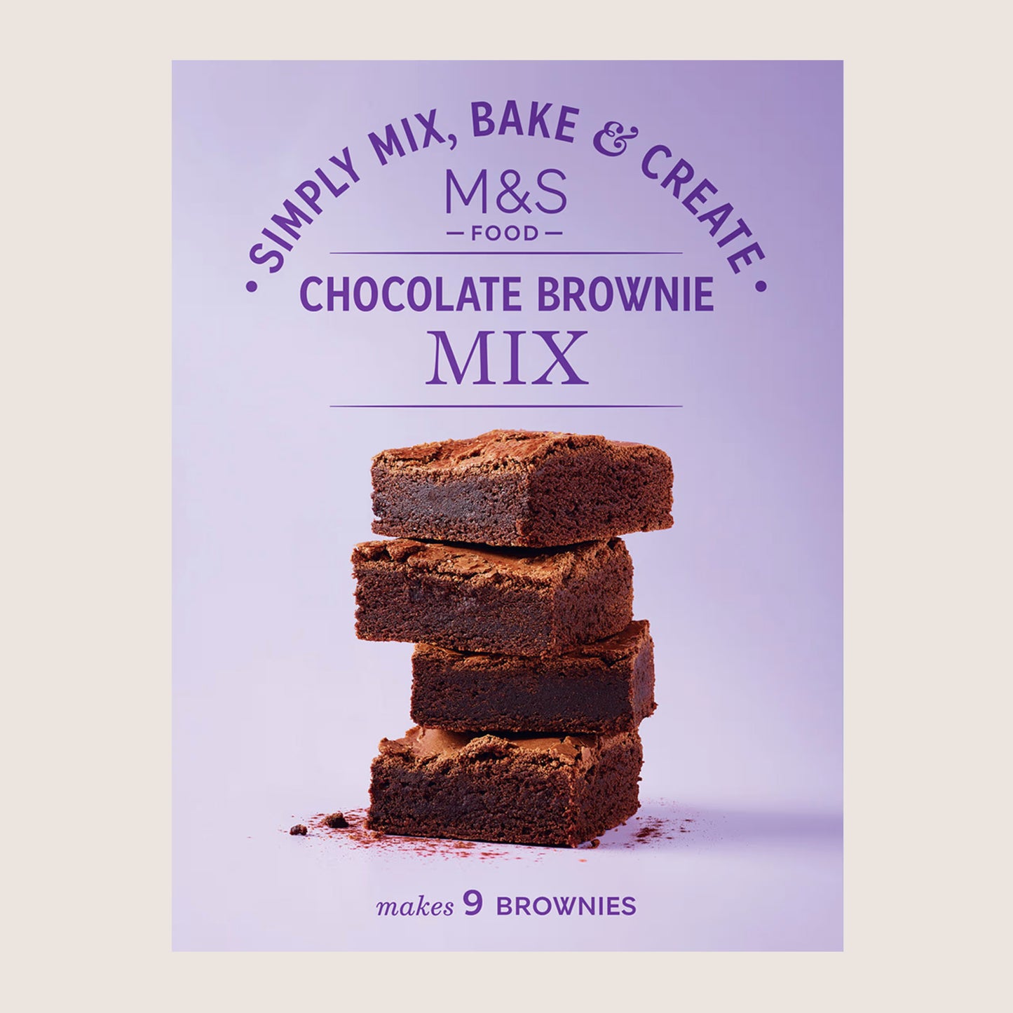 M&S Chocolate Brownie Mix Real Chocolate 400 g