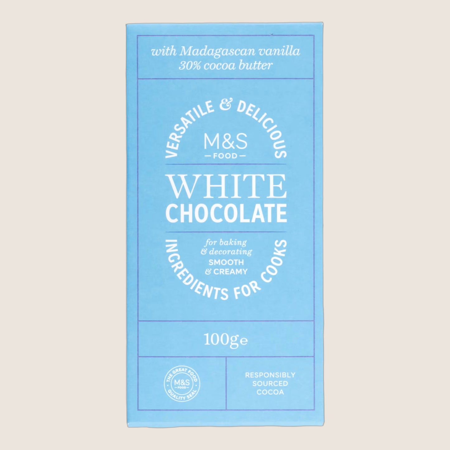 M&S White Chocolate 100 g