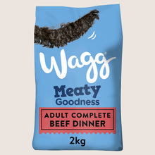 Wagg Meaty Goodness Adult Complete Beef Dinner Dry Dog Food Complete Nutrition 2kg
