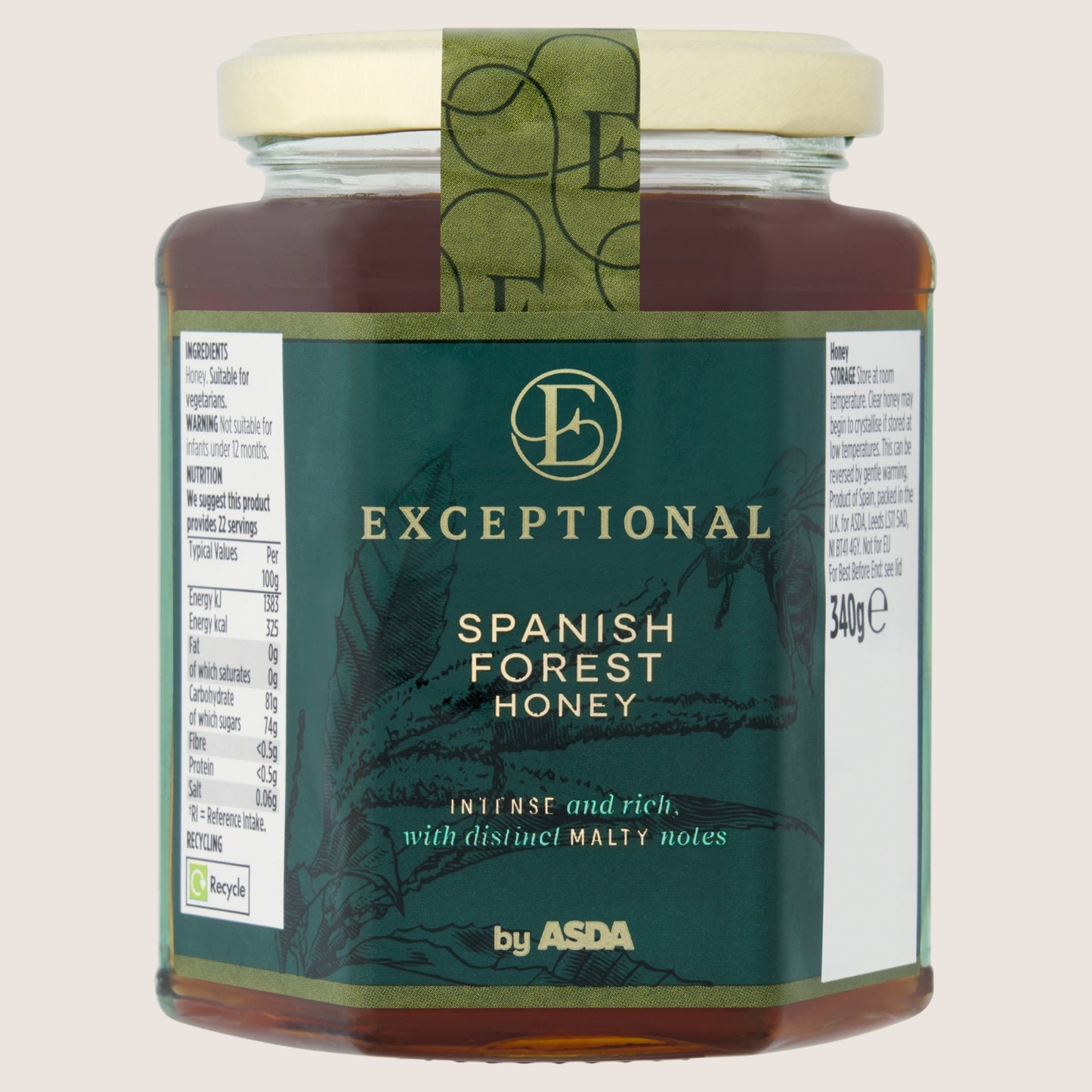 Exceptional by ASDA Exceptional by Spanish Forest Honey No Artificial Additives 340g