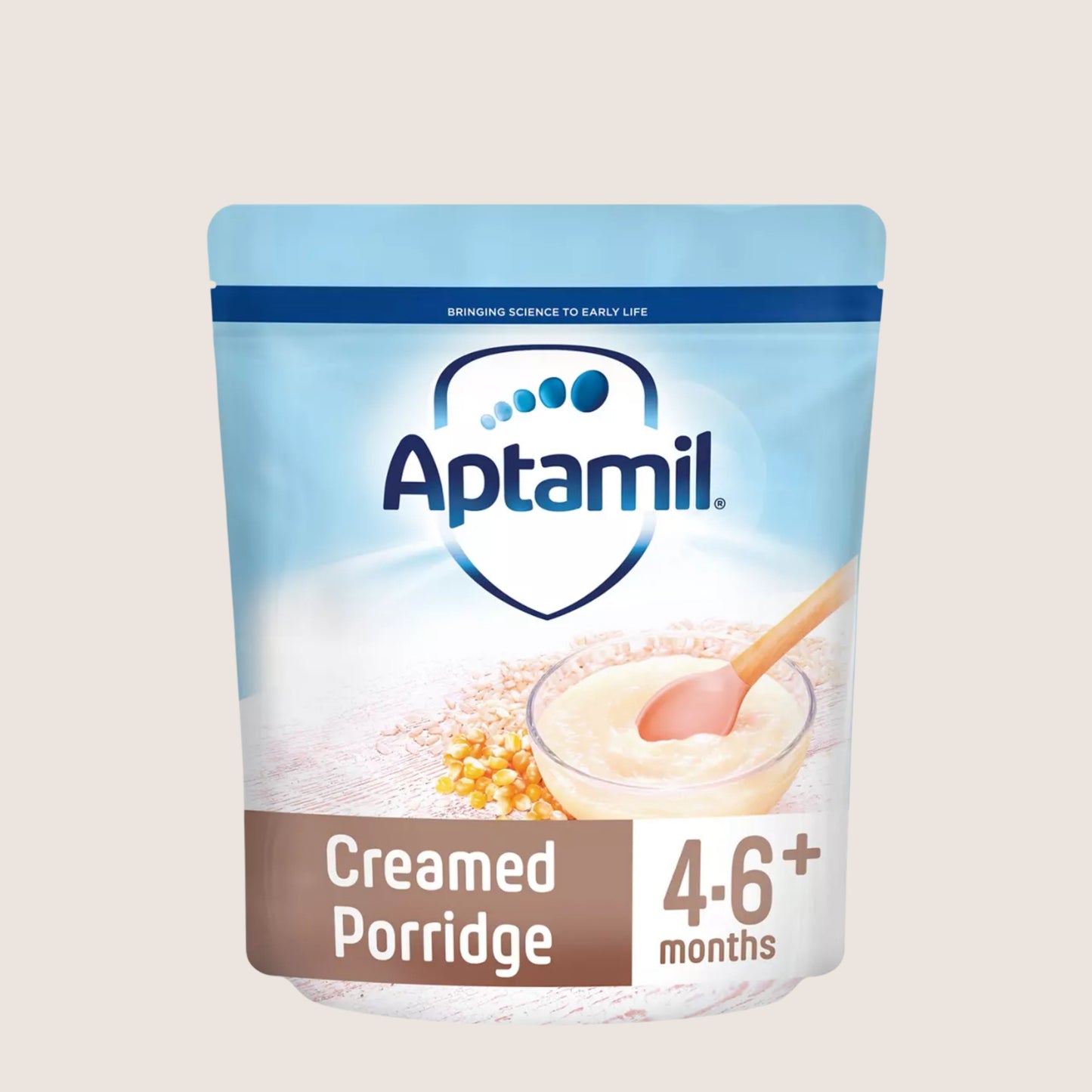 Aptamil Creamed Porridge Baby Cereal, 4-6+ Months Suitable from Birth 125 g