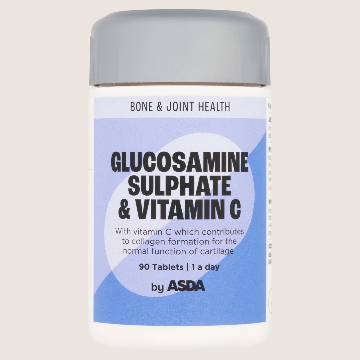 ASDA Bone & Joint Health Glucosamine Sulphate & Vitamin C 90 Tablets