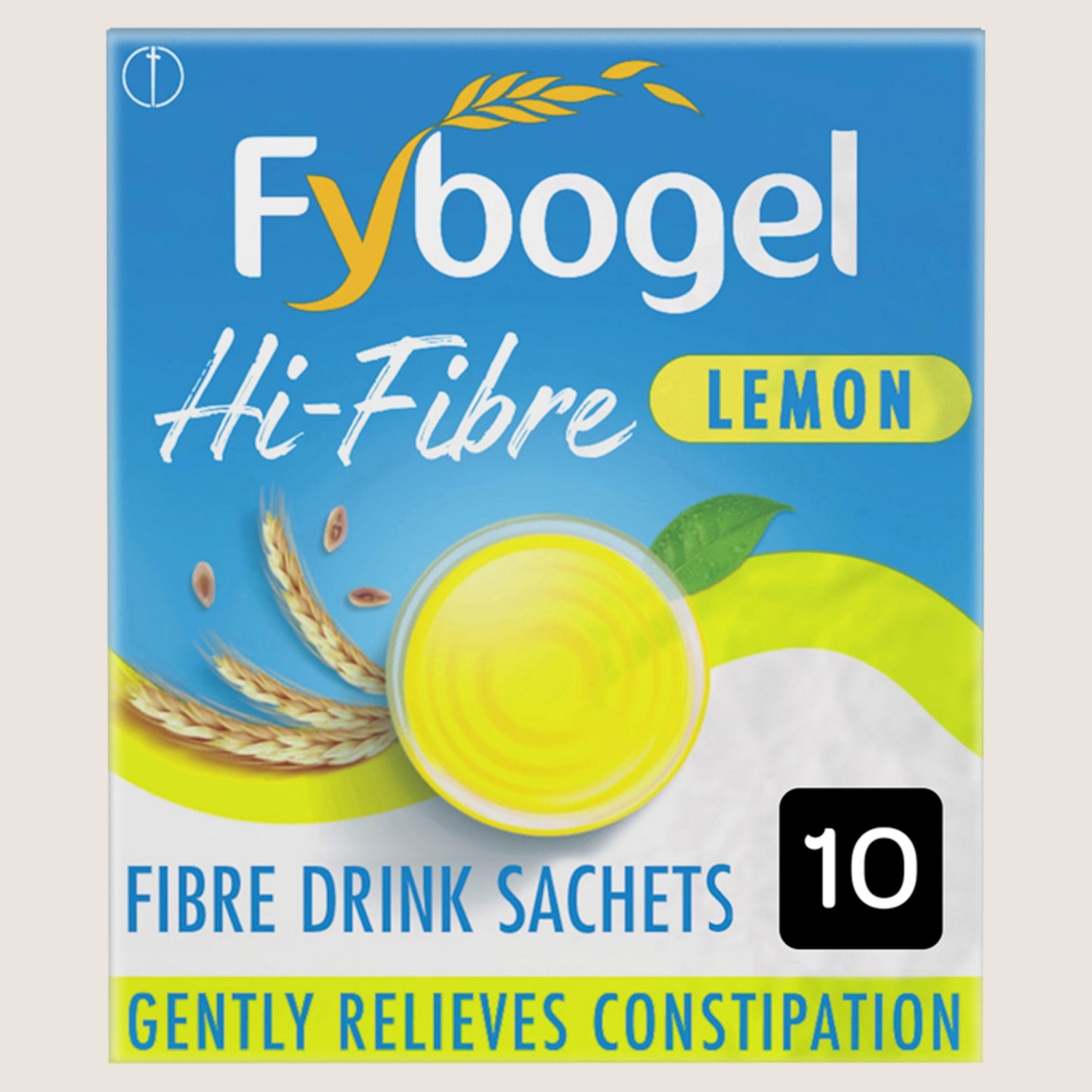 Fybogel Hi-Fibre Lemon Ispaghula Husk Fibre Drink 10 Sachets