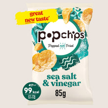 Popchips popchips Sea Salt & Vinegar Sharing Crisps Gluten Free 85g