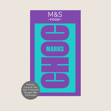 M&S Choc Marks Pretzel, Caramel Sea Salt And Almond Nougat Milk Chocolate 180 g