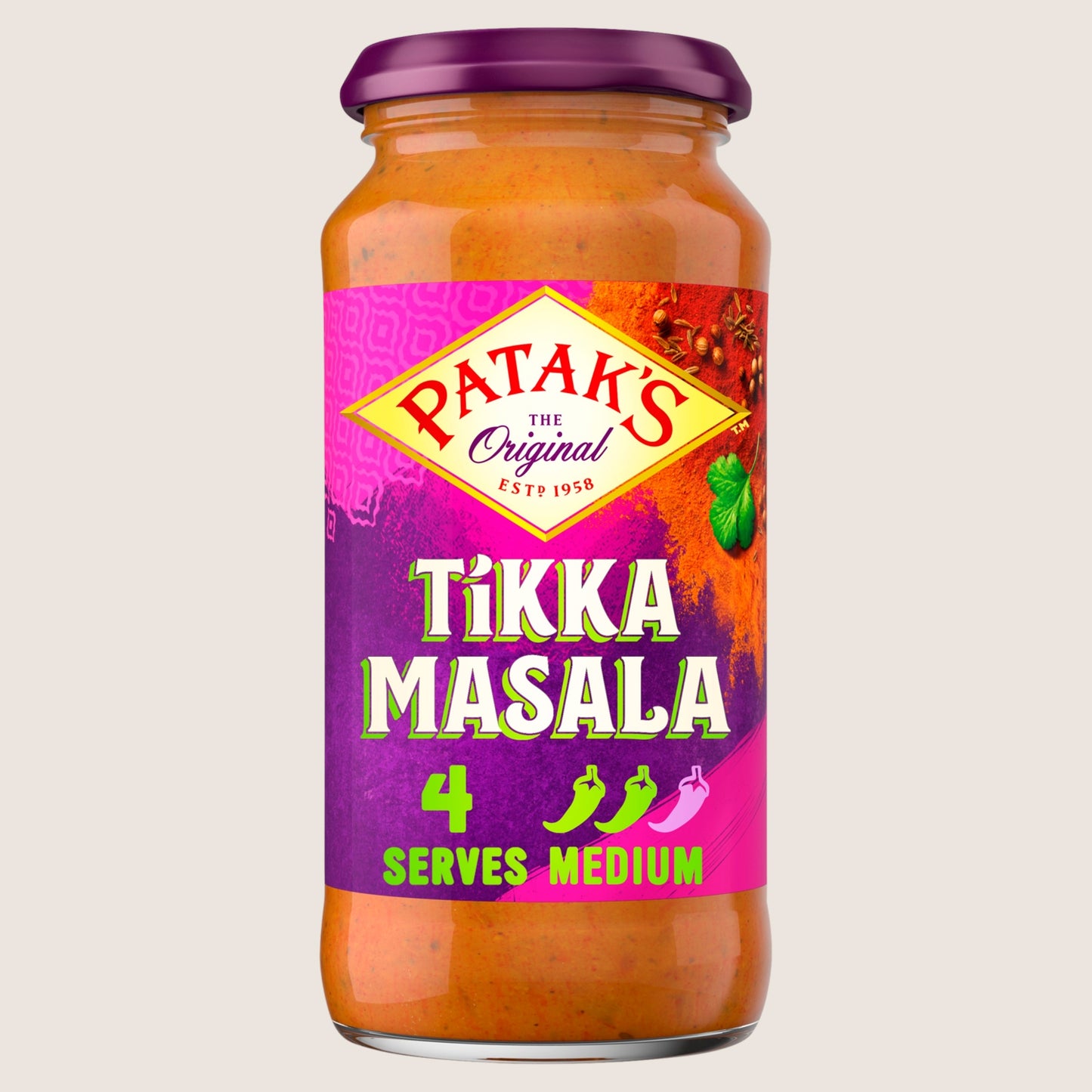 Patak's Tikka Masala Curry Sauce Gluten Free 450g