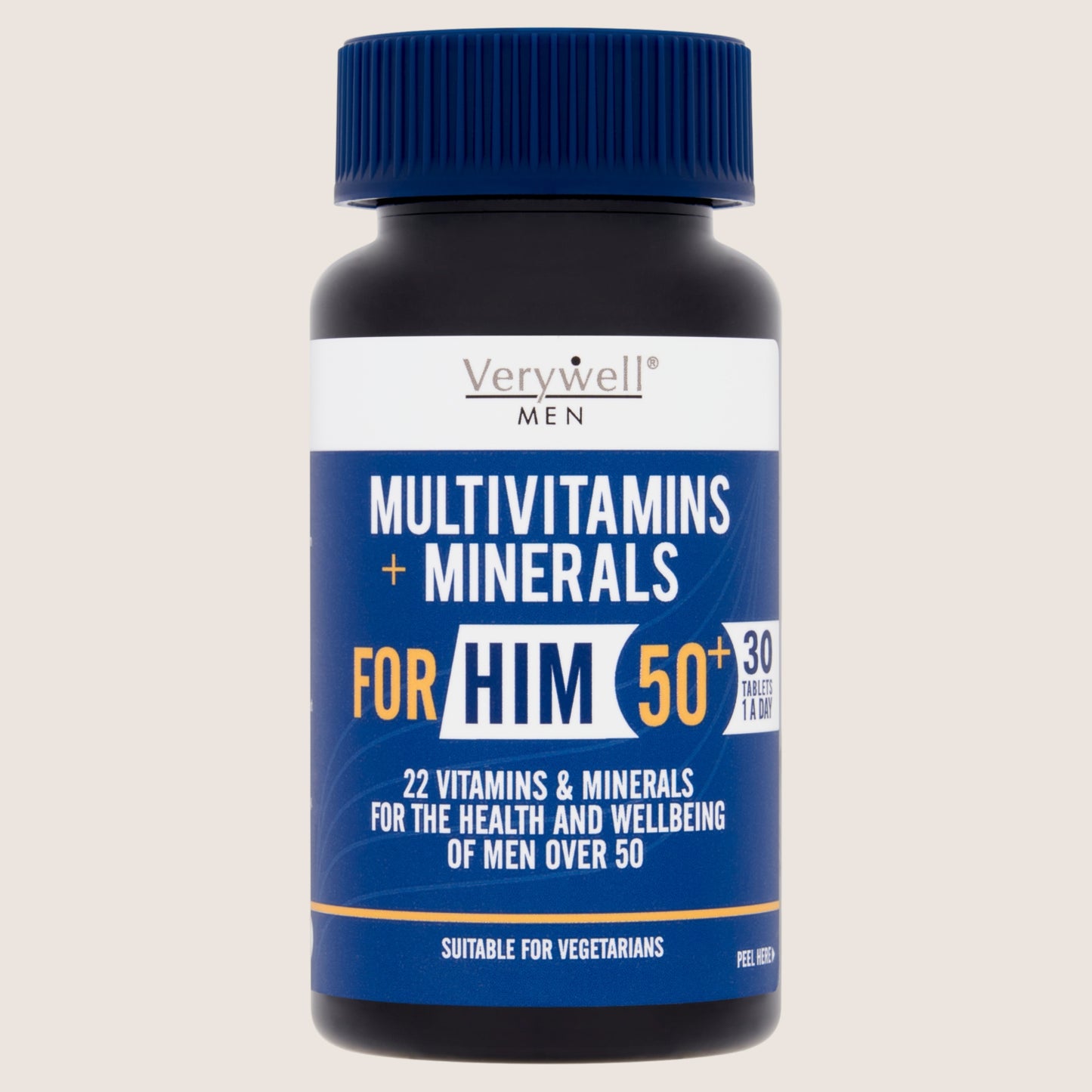 Verywell Men Multivitamins + Minerals for Him 50+ 1 A Day 30 Tablets