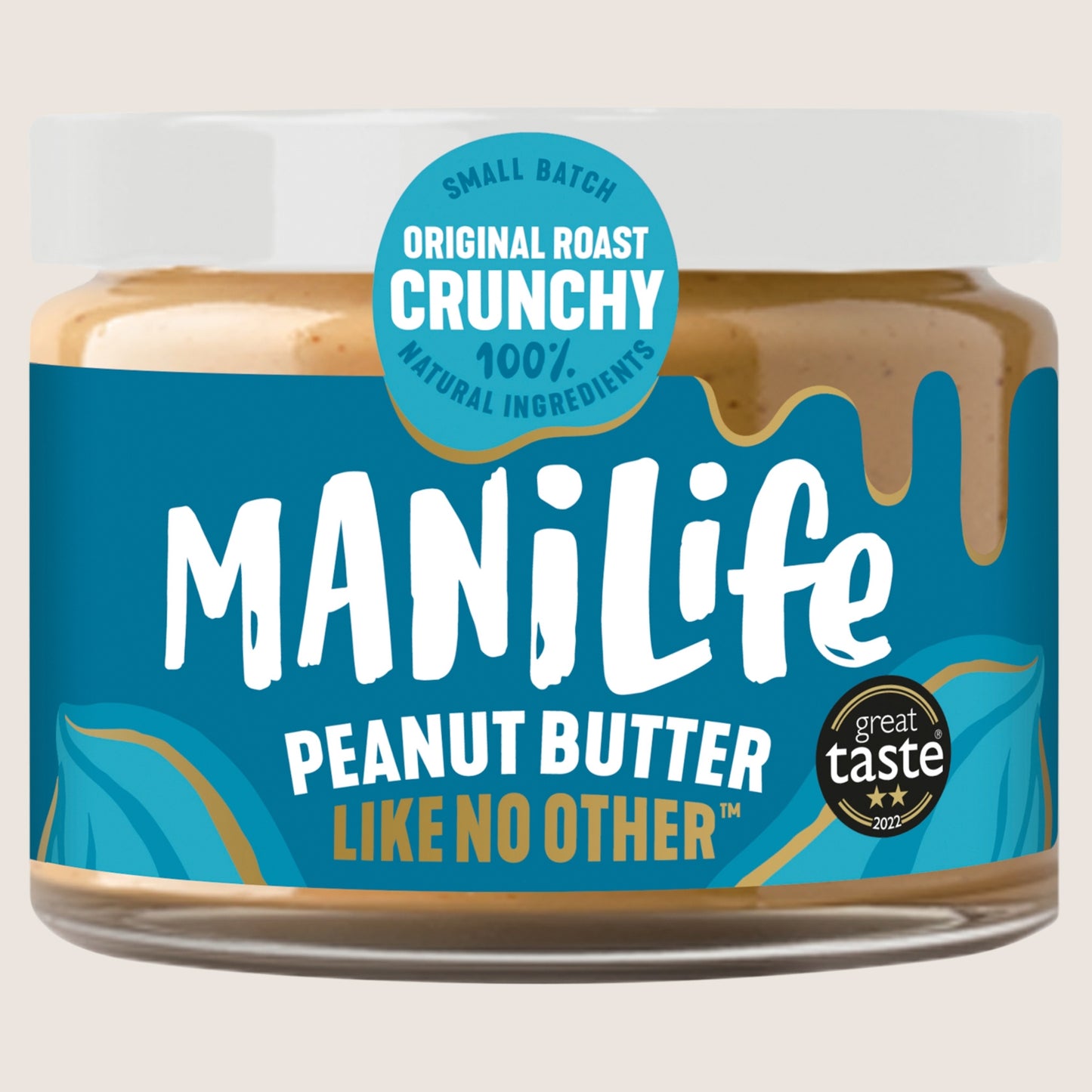 Manlife Original Roast Crunchy Peanut Butter No Added Sugar 275g