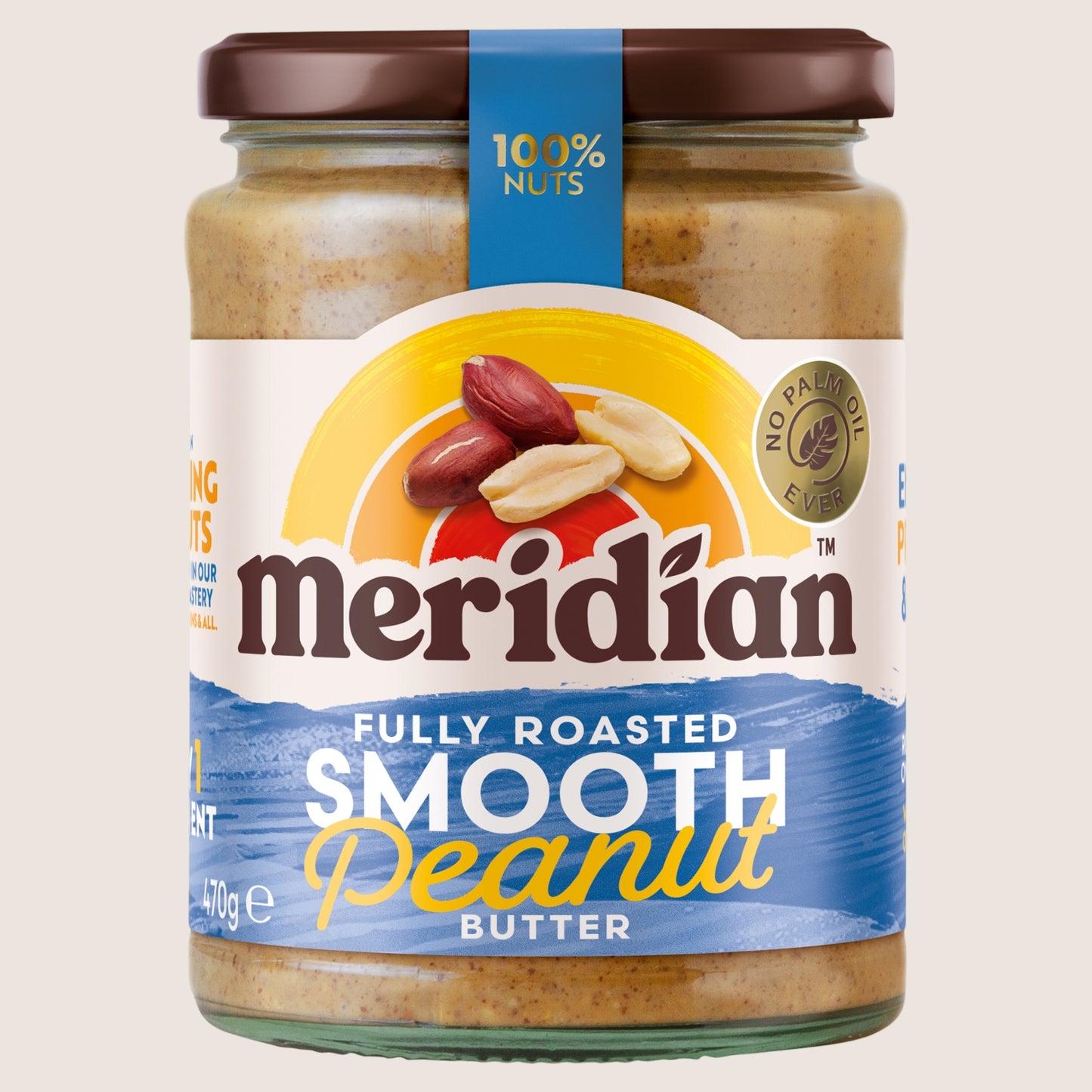 Meridian Smooth Peanut Butter 470g