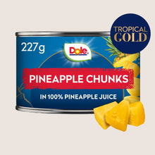 Dole Tropical Gold pineapple chunks in pineapple juice Cupboard Essential 227g